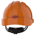 JSP EVO3 Mining Safety Helmet with Lamp Bracket - Wheel Ratchet - Orange - thumbnail 4
