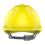 JSP EVO2 Safety Helmet - Slip Ratchet - Vented - Yellow - thumbnail 2