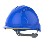 JSP EVO2 Safety Helmet - Slip Ratchet - Vented - Blue