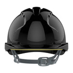 JSP EVO2 Safety Helmet - Slip Ratchet - Vented - Black - thumbnail 2