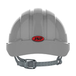 JSP EVO3 Safety Helmet - Slip Ratchet - Vented - Grey - thumbnail 4