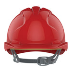 JSP EVO3 Safety Helmet - Slip Ratchet - Vented - Red - thumbnail 2
