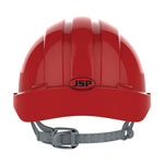 JSP EVO3 Safety Helmet - Slip Ratchet - Vented - Red - thumbnail 4