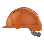 JSP EVO3 Safety Helmet - Slip Ratchet - Vented - Orange - thumbnail 3
