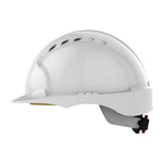 JSP EVO3 Safety Helmet - Wheel Ratchet - Vented - White - thumbnail 3