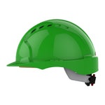 JSP EVO3 Safety Helmet - Wheel Ratchet - Vented - Green - thumbnail 3