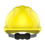 JSP EVO3 Safety Helmet - Micro Peak - Wheel Ratchet - Yellow