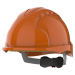 JSP EVO3 Safety Helmet - Micro Peak - Wheel Ratchet - Orange