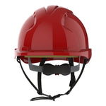 JSP EVO3 Linesman Safety Helmet - Micro Peak - Wheel Ratchet - Red - thumbnail 2