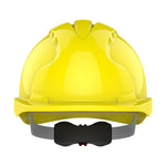 JSP EVO3 Safety Helmet - Micro Peak - Wheel Ratchet - Vented - Yellow - thumbnail 2