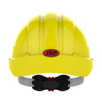 JSP EVO3 Safety Helmet - Micro Peak - Wheel Ratchet - Vented - Yellow - thumbnail 4
