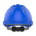 JSP EVO3 Safety Helmet - Micro Peak - Wheel Ratchet - Vented - Blue - thumbnail 2