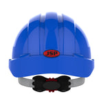 JSP EVO3 Safety Helmet - Micro Peak - Wheel Ratchet - Vented - Blue - thumbnail 4