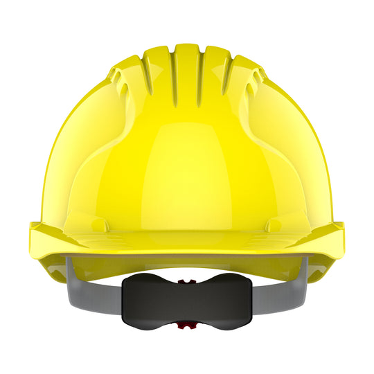 JSP EVO5 Olympus Global Standards Hard Hat - Wheel Ratchet - Yellow