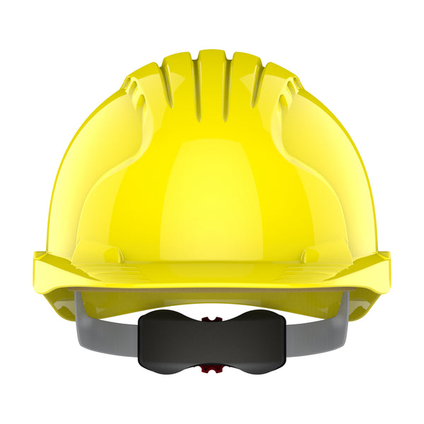 JSP EVO5 Olympus Global Standards Hard Hat - Wheel Ratchet - Yellow