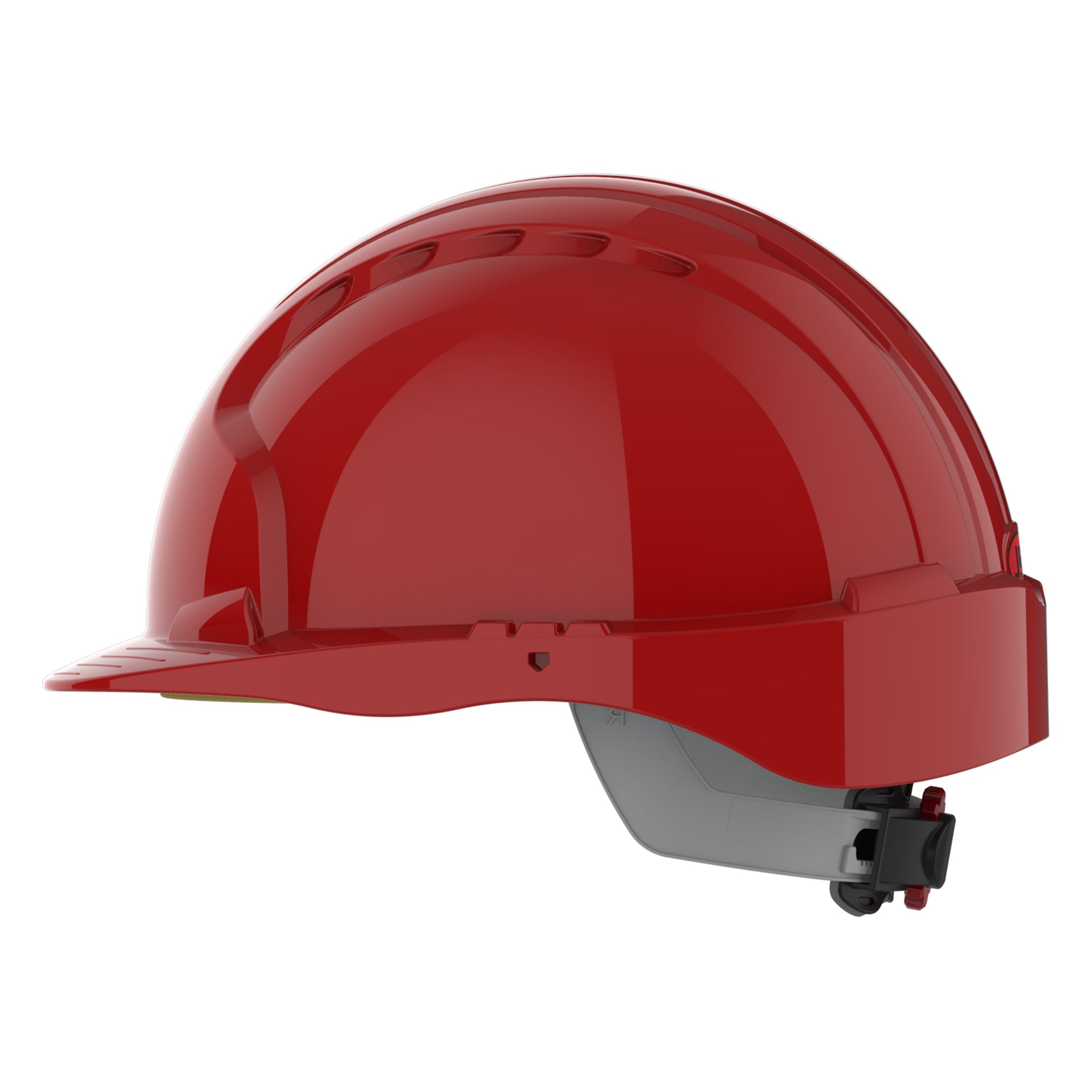 JSP EVO5 Olympus Global Standards Hard Hat - Wheel Ratchet - Red