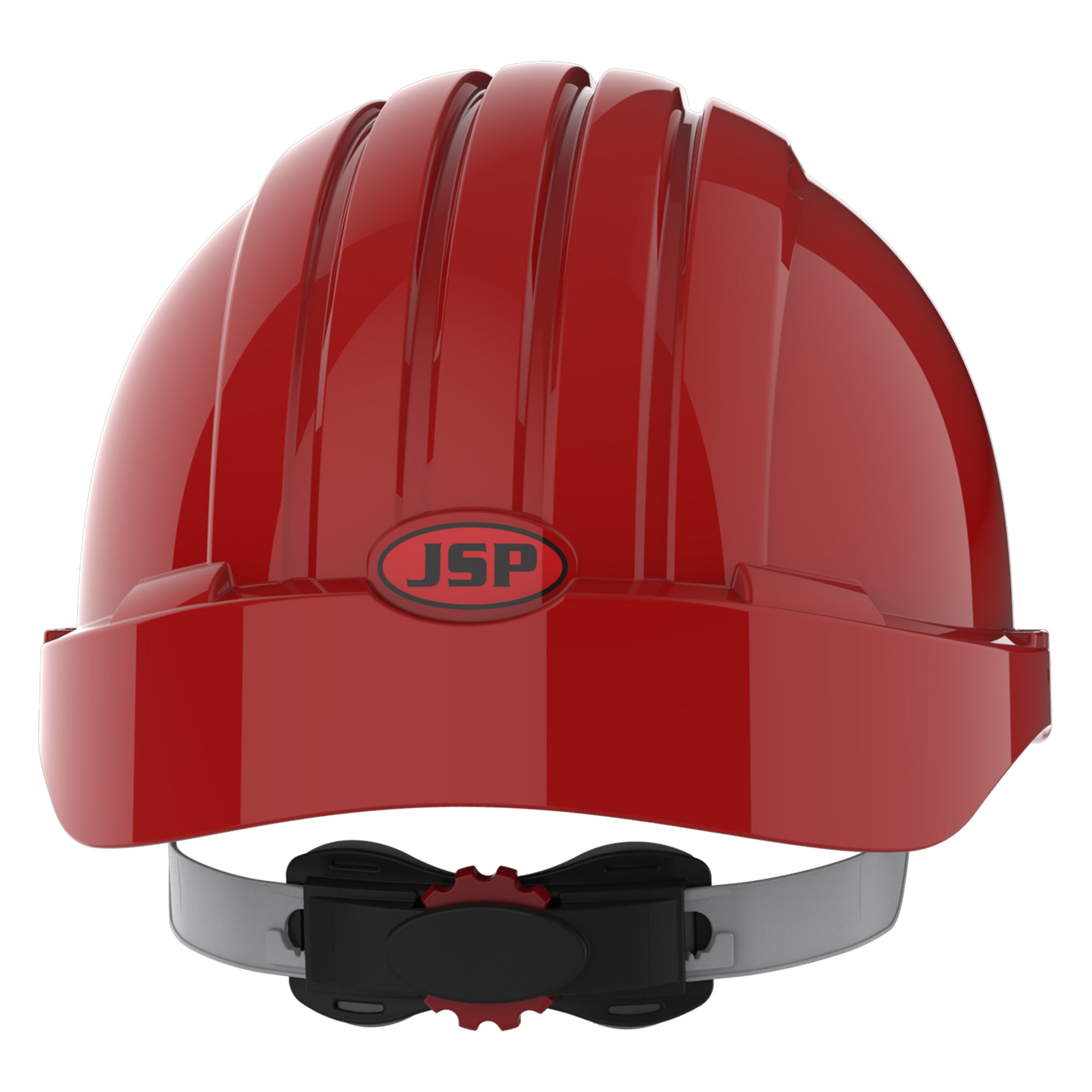 JSP EVO5 Olympus Global Standards Hard Hat - Wheel Ratchet - Red