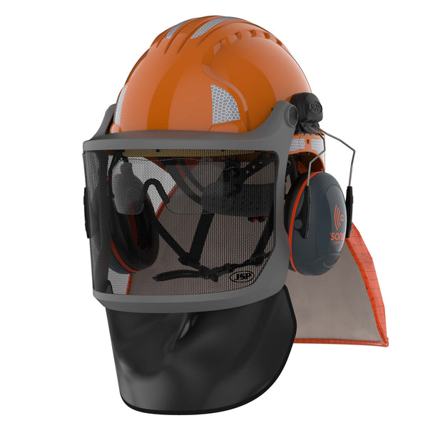 JSP EVOGuard M3 Forestry System with Throat Cover & Sun Cape