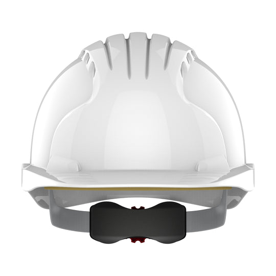 JSP EVO5 Olympus Global Standards Hard Hat - Wheel Ratchet - Vented - White