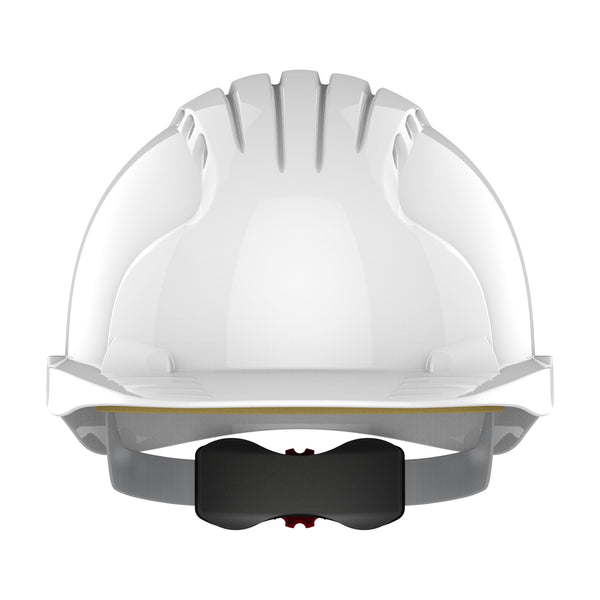 JSP EVO5 Olympus Global Standards Hard Hat - Wheel Ratchet - Vented - White
