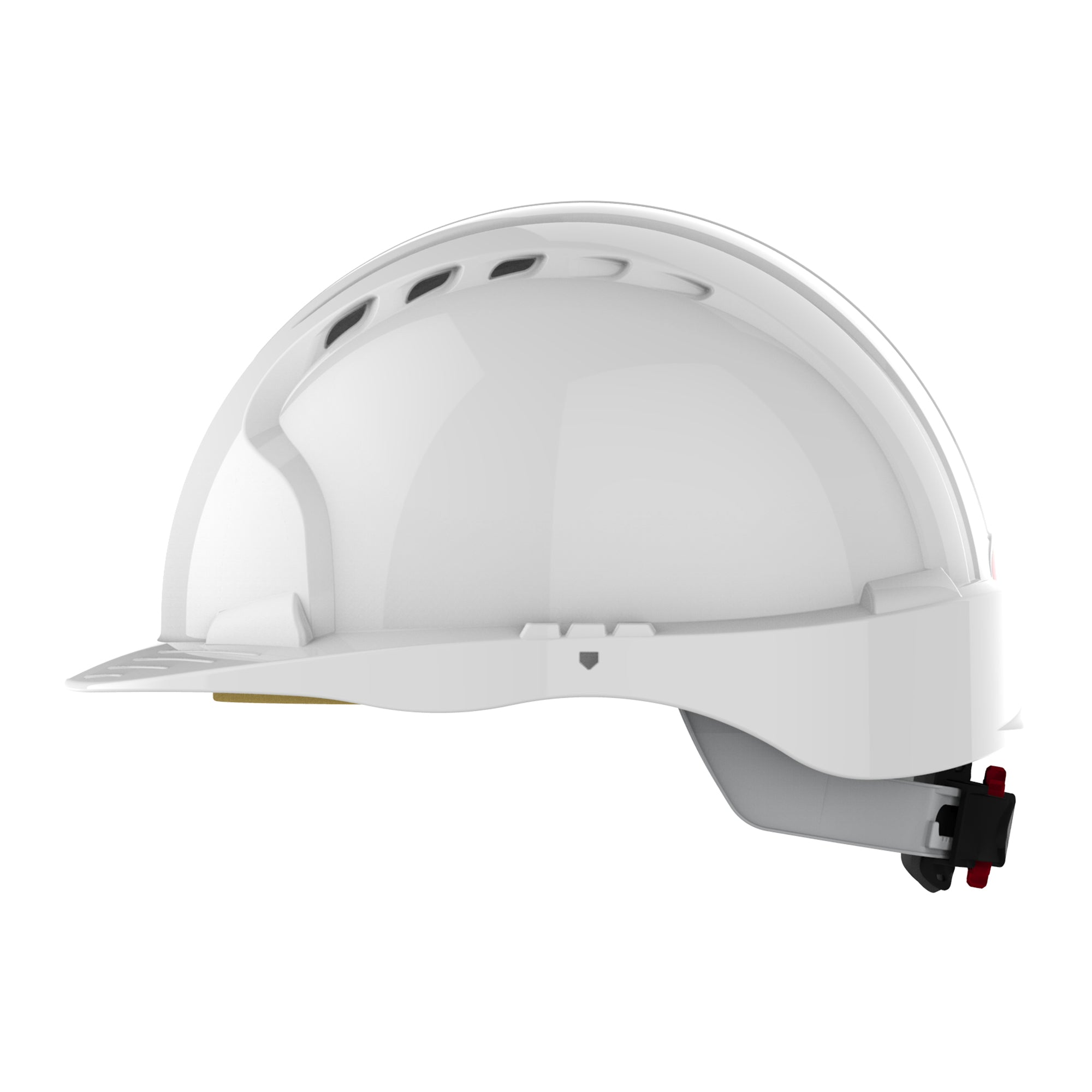 JSP EVO5 Olympus Global Standards Hard Hat - Wheel Ratchet - Vented - White