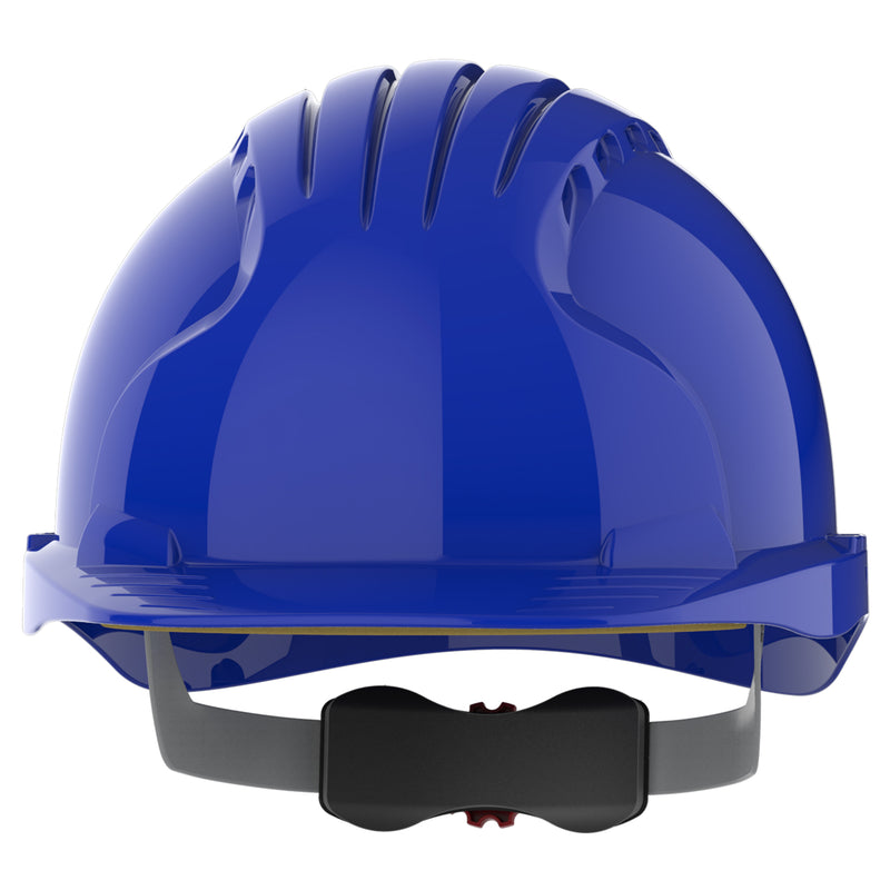 JSP EVO5 Olympus Global Standards Hard Hat - Wheel Ratchet - Vented - Blue