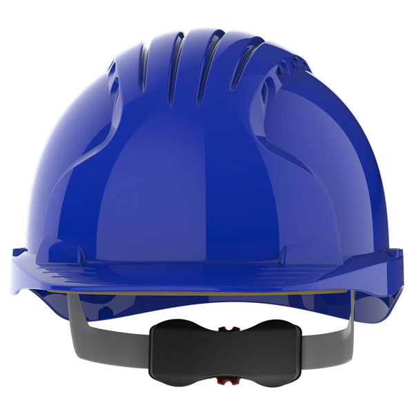 JSP EVO5 Olympus Global Standards Hard Hat - Wheel Ratchet - Vented - Blue