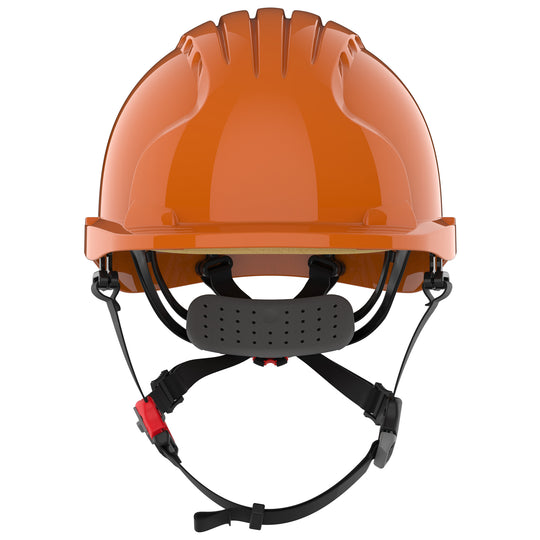 JSP EVO5 Dualswitch Industrial Safety and Climbing Helmet - Vented - Orange