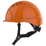 JSP EVO5 Dualswitch Industrial Safety and Climbing Helmet - Vented - Orange