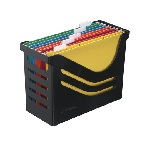 Jalema Recycled Office Box With 5 Suspension Files A4 Black 2658026998