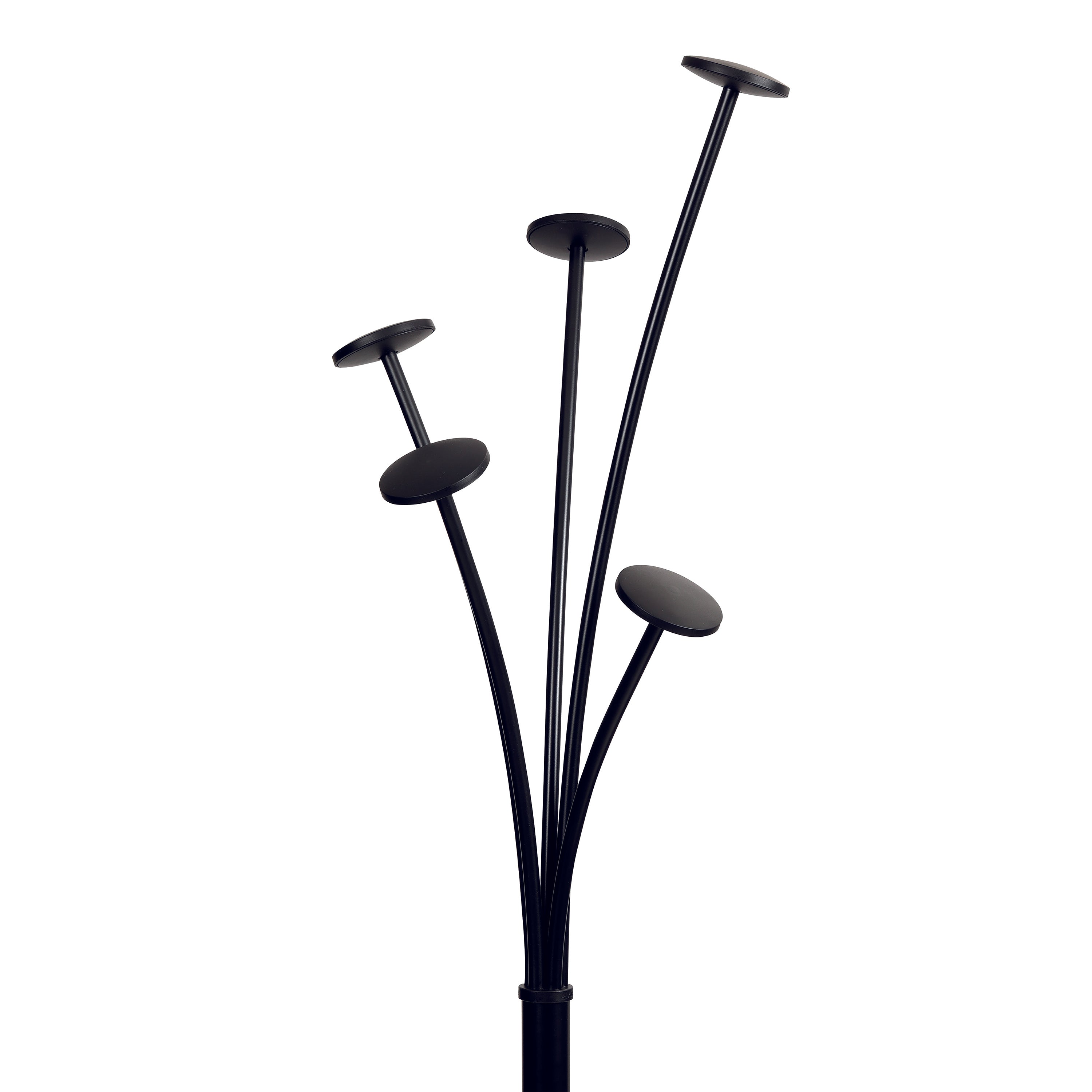 Alba Festival coat stand close-up showing black finish and durable base design
