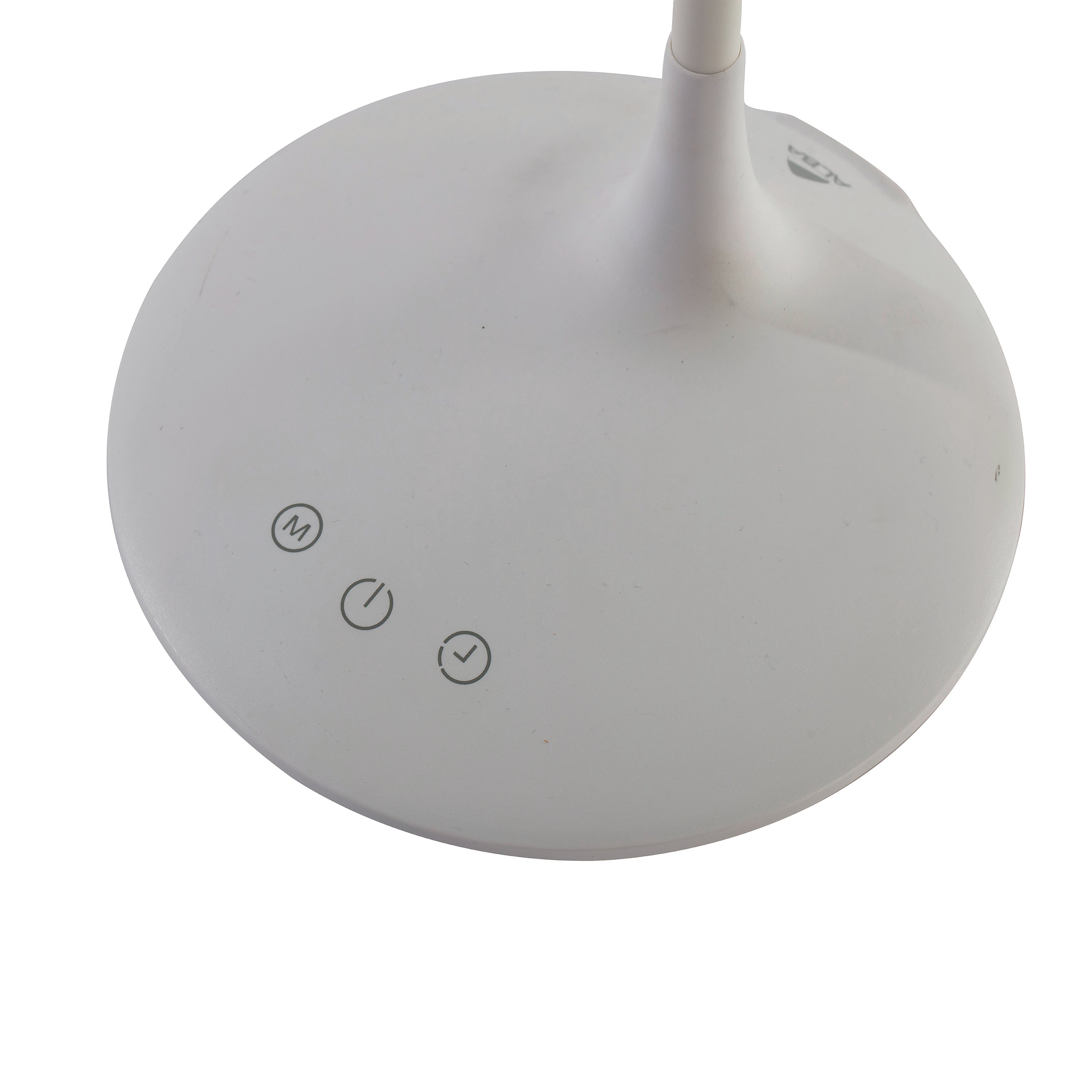 Alba Nomad dual-head white LED desk lamp with touch button interface