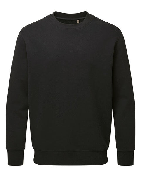 Black Anthem AM020 men's sweat, presented in a clean, folded flat lay.