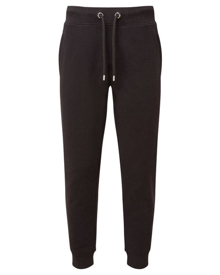 Black Anthem AM030 jogpants, shown in a folded flat lay to highlight the fit.