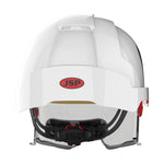 JSP EVO VISTAlens Safety Helmet with Integrated Eyewear - White / Smoke - thumbnail 4