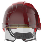 JSP EVO VISTAlens Safety Helmet with Integrated Eyewear - Red / Smoke - thumbnail 2