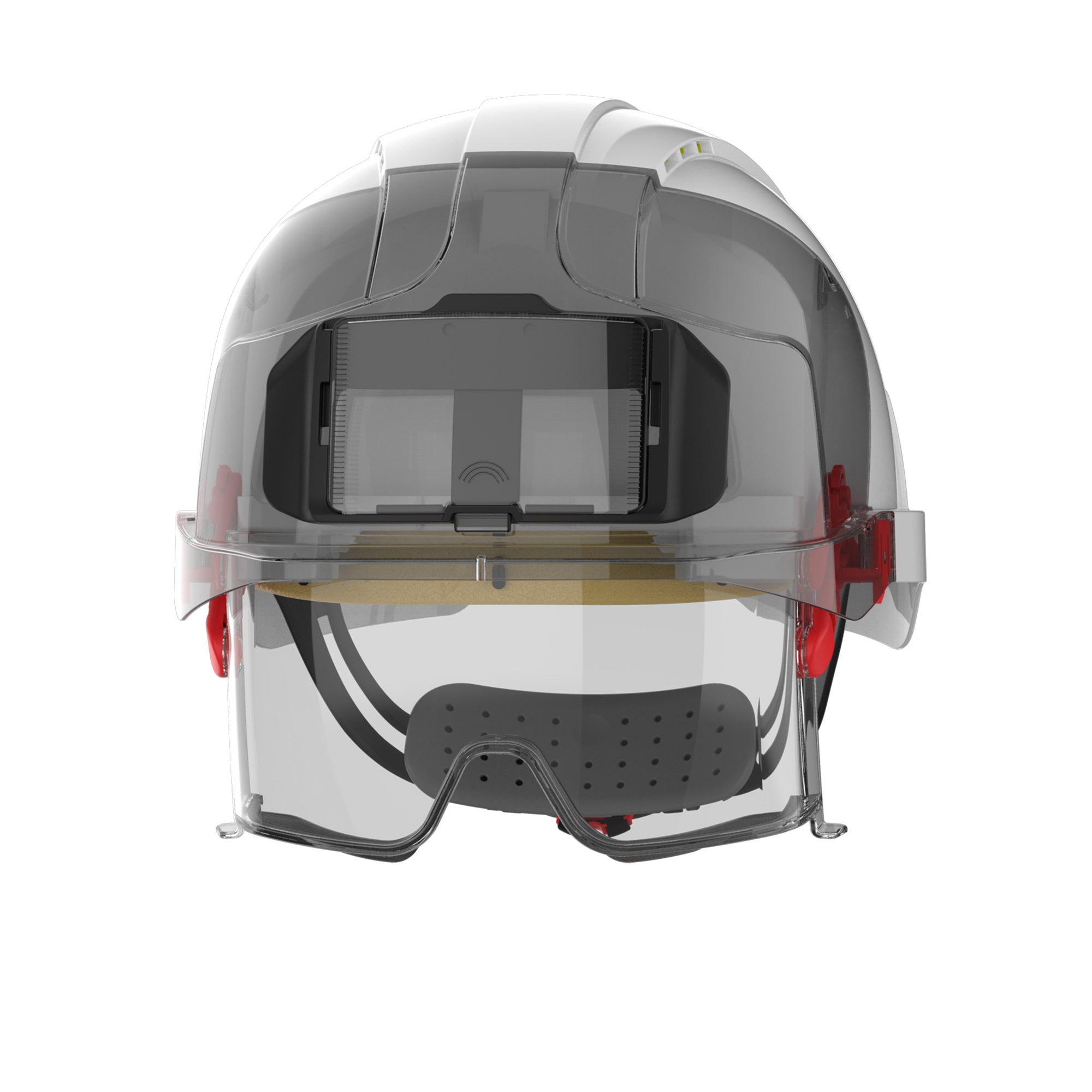JSP EVO VISTAlens with ID Card Holder - White / Smoke - Vented
