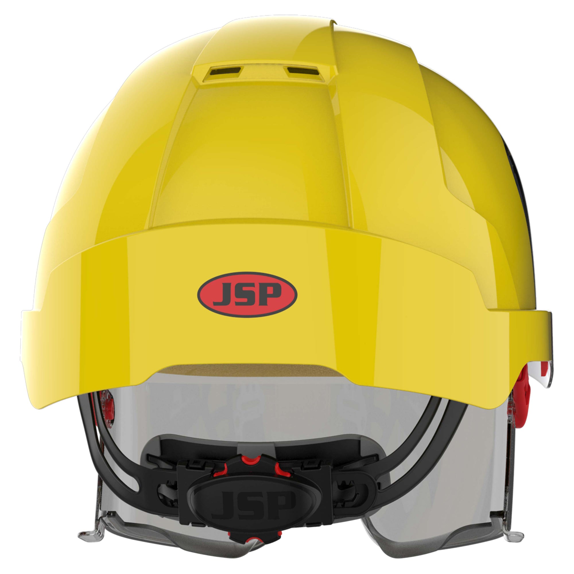 JSP EVO VISTAlens with ID Card Holder - Yellow / Smoke - Vented