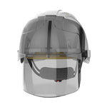 JSP EVO VISTAshield Safety Helmet with Integrated Faceshield - Vented - White / Smoke - thumbnail 2
