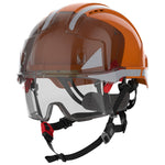 JSP EVO VISTAlens Dualswitch with Silver CR2 - Vented - Extra Visibility Orange / Smoke - thumbnail 1