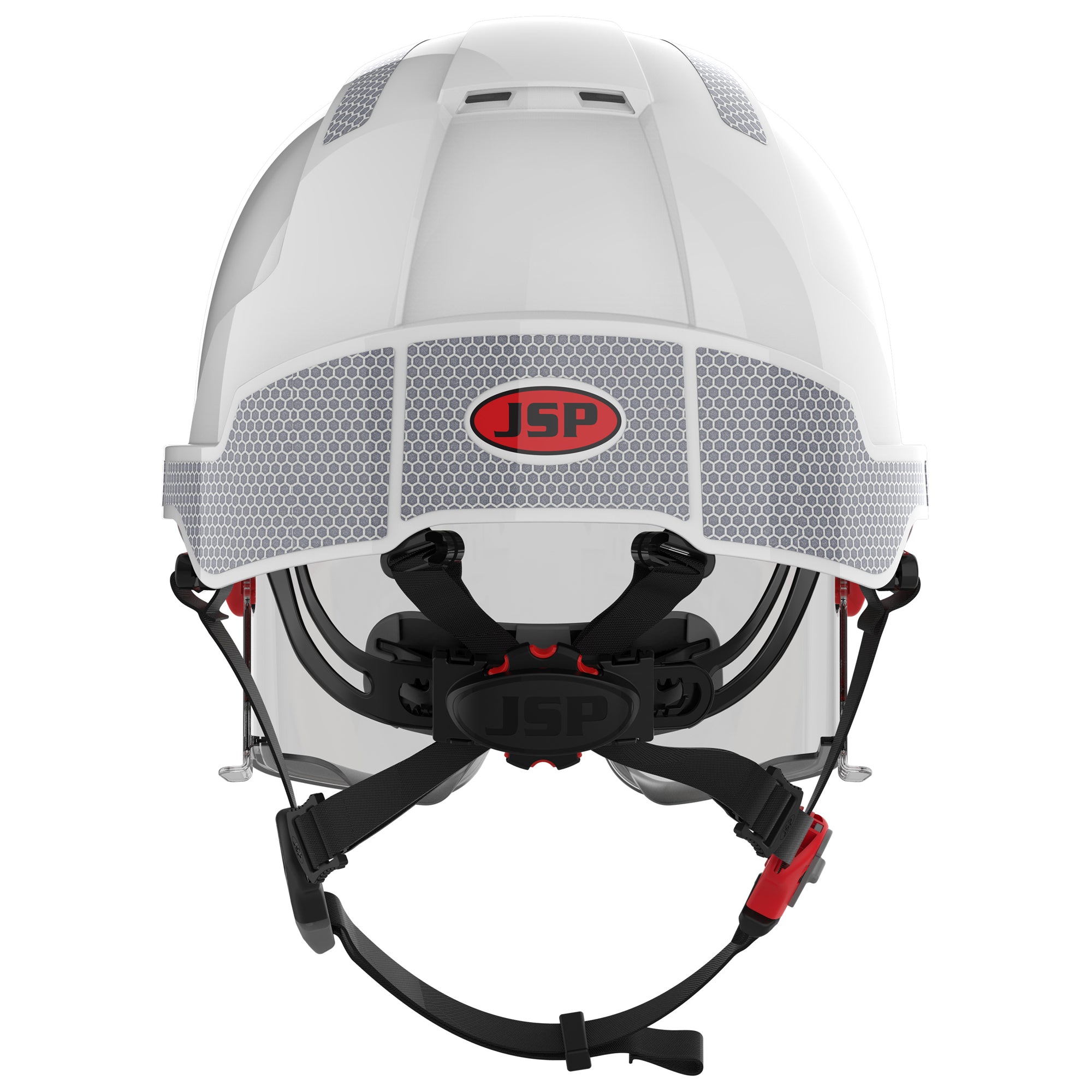 JSP EVO VISTAlens Dualswitch with Silver CR2 - Vented - White / Smoke