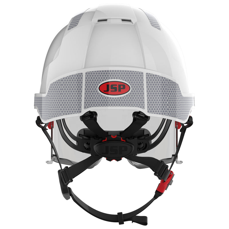 JSP EVO VISTAlens Dualswitch with Silver CR2 - Vented - White / Smoke