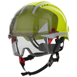 JSP EVO VISTAlens Dualswitch with Silver CR2 - Vented - Extra Visibility Yellow - thumbnail 1