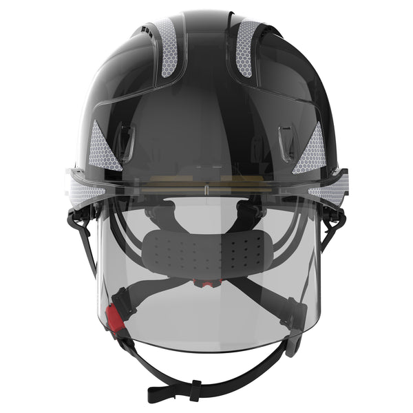 JSP EVO VISTAshield Dualswitch with Silver CR2 - Vented - Black / Smoke