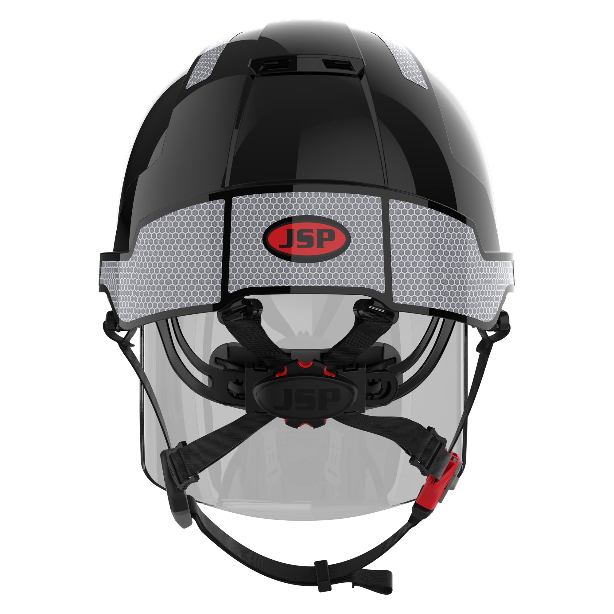 JSP EVO VISTAshield Dualswitch with Silver CR2 - Vented - Black / Smoke