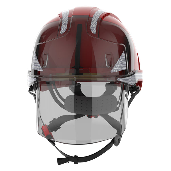 JSP EVO VISTAshield Dualswitch with Silver CR2 - Vented - Red / Smoke