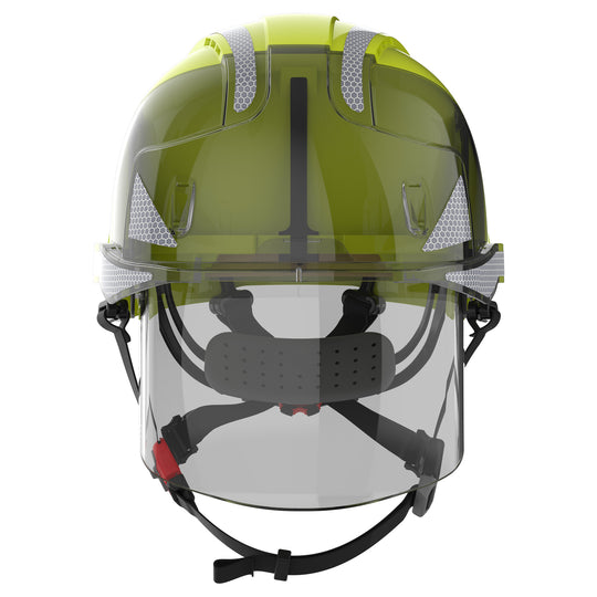 JSP EVO VISTAshield Dualswitch with Silver CR2 - Vented - Yellow / Smoke