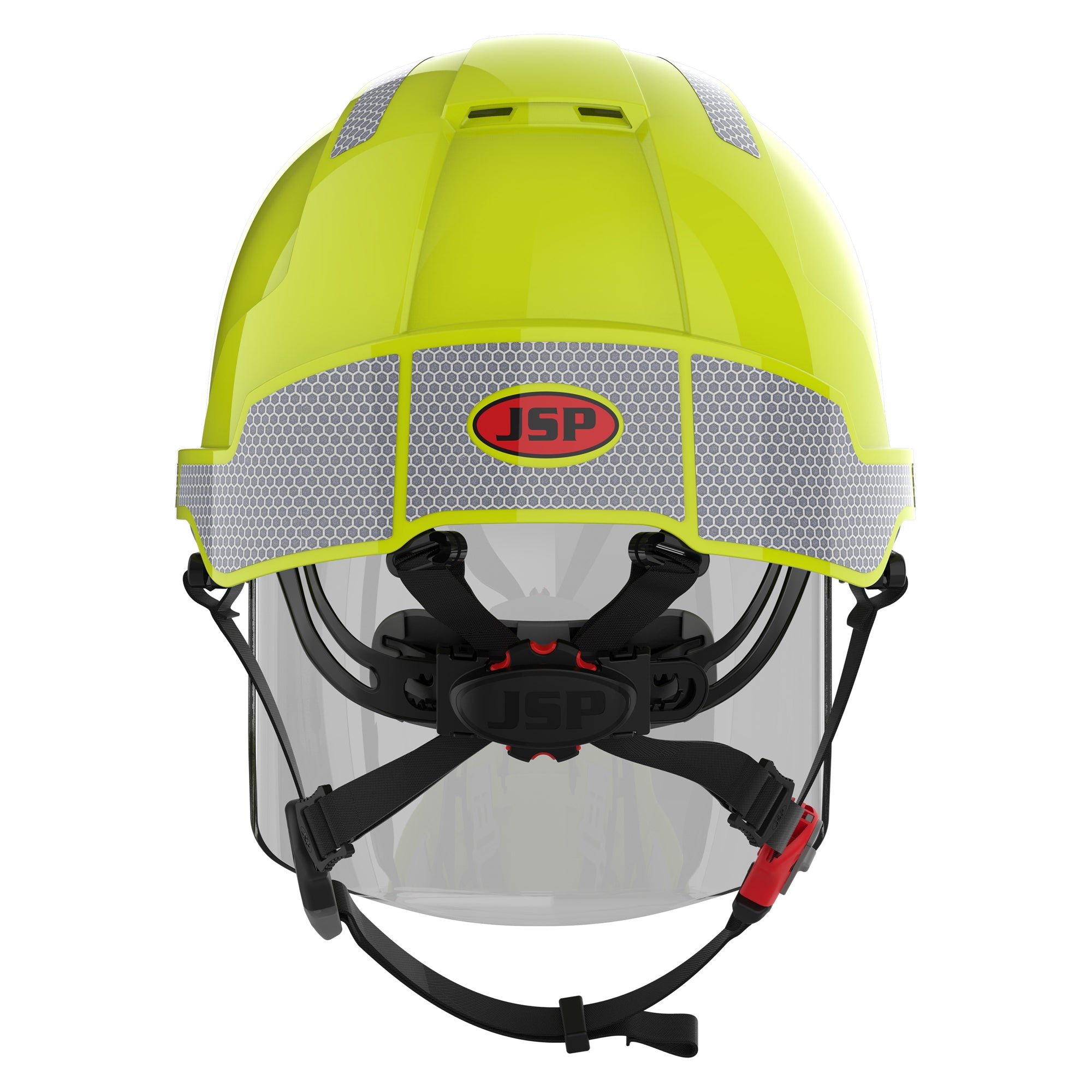 JSP EVO VISTAshield Dualswitch with Silver CR2 - Vented - Yellow / Smoke