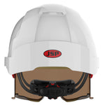 JSP EVO VISTAlens Safety Helmet - Indoor / Outdoor - Wheel Ratchet - White / Smoke - thumbnail 4