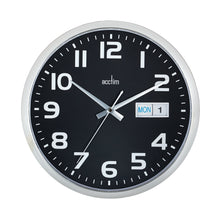 Acctim Supervisor Wall Clock 320mm Chrome/Black 21023